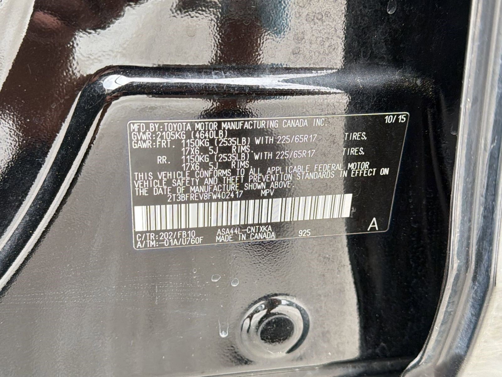 Used 2015 Toyota RAV4 LE AWD/4WD image 19