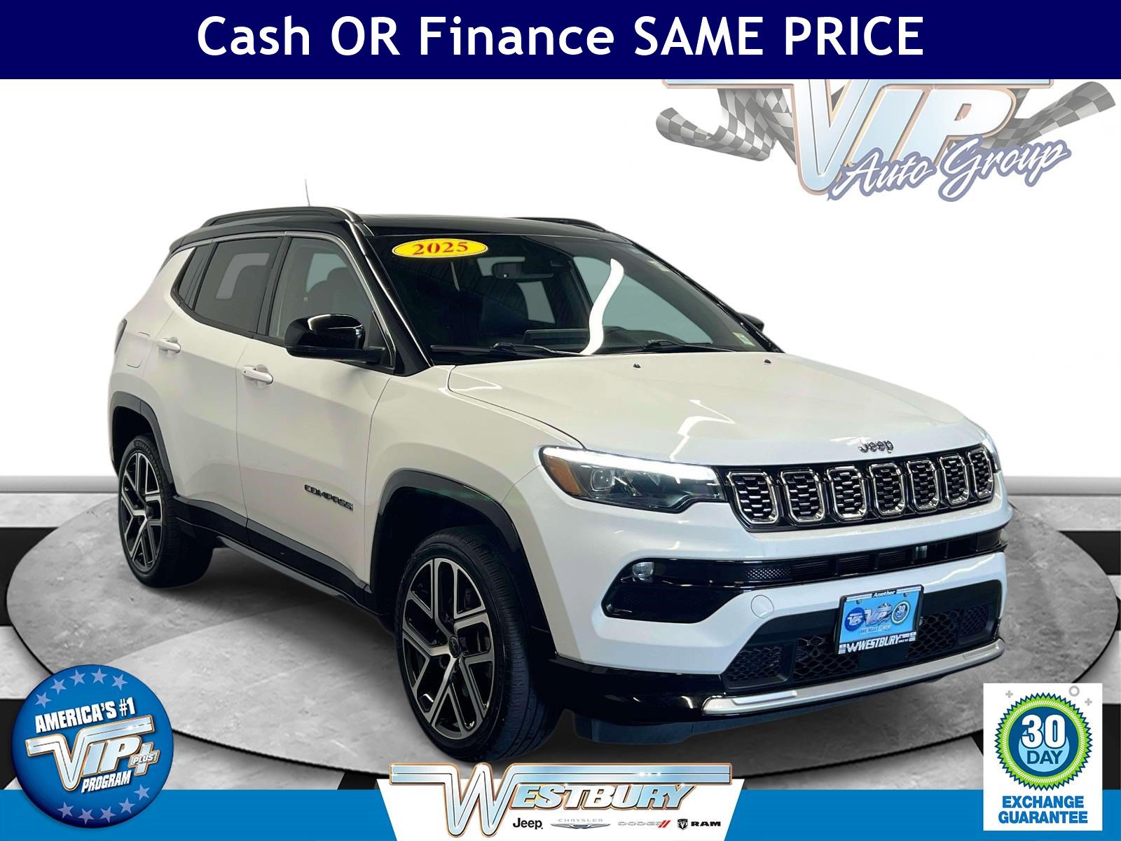 Certified 2025 Jeep Compass Limited w/ Elite Group AWD/4WD image 1