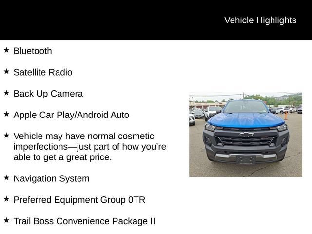 Used 2023 Chevrolet Colorado Trail Boss w/ Advanced Trailering Package AWD/4WD image 6
