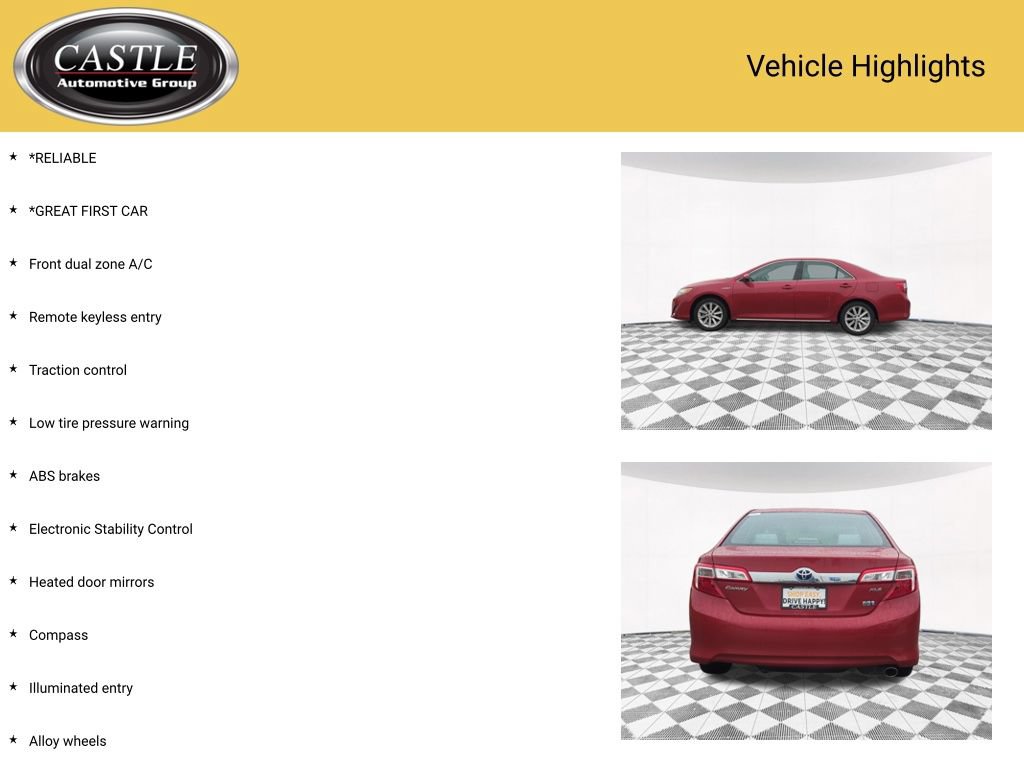 Used 2013 Toyota Camry XLE FWD image 3