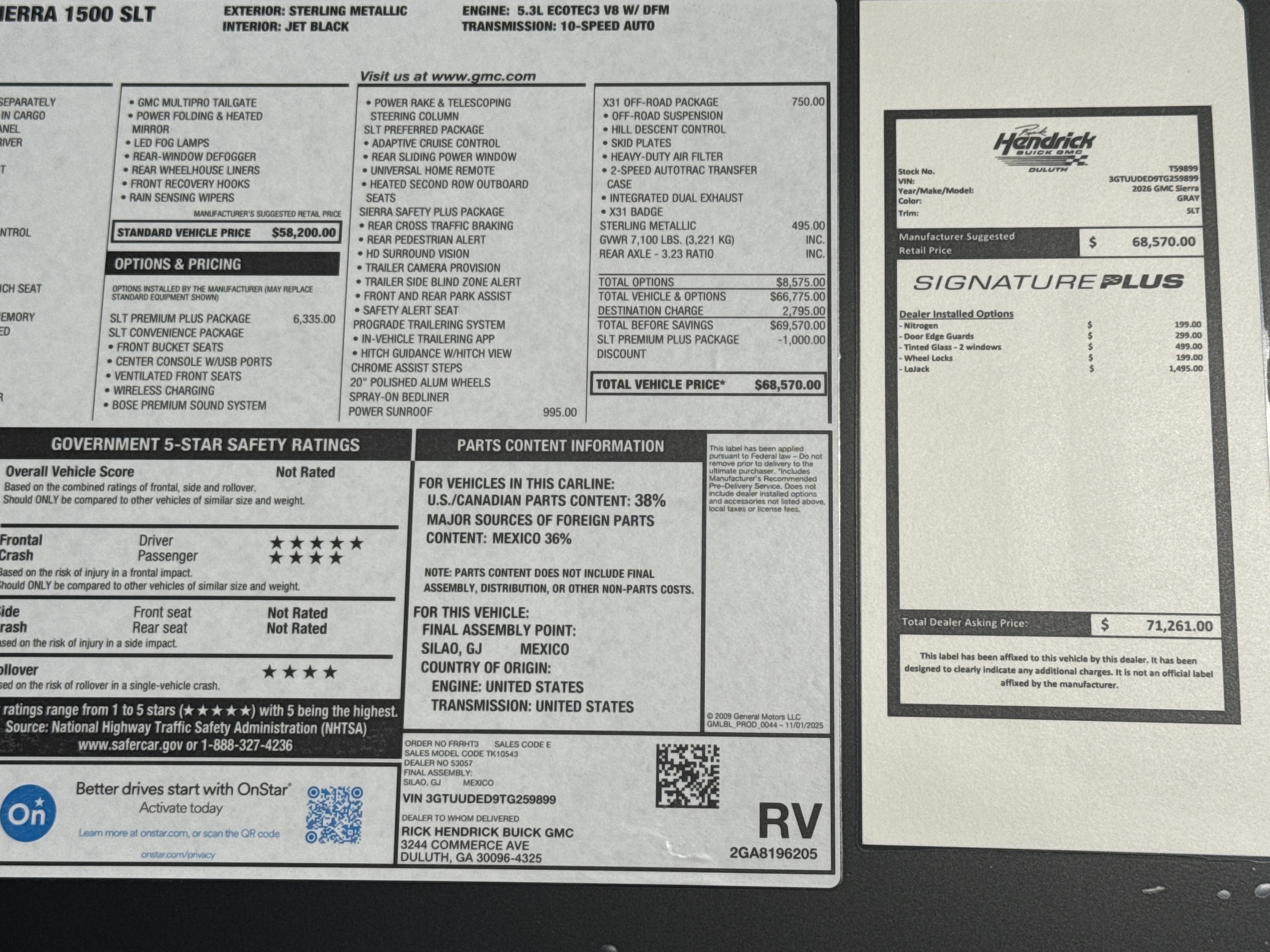 New 2026 GMC Sierra 1500 SLT w/ SLT Premium Plus Package image 37