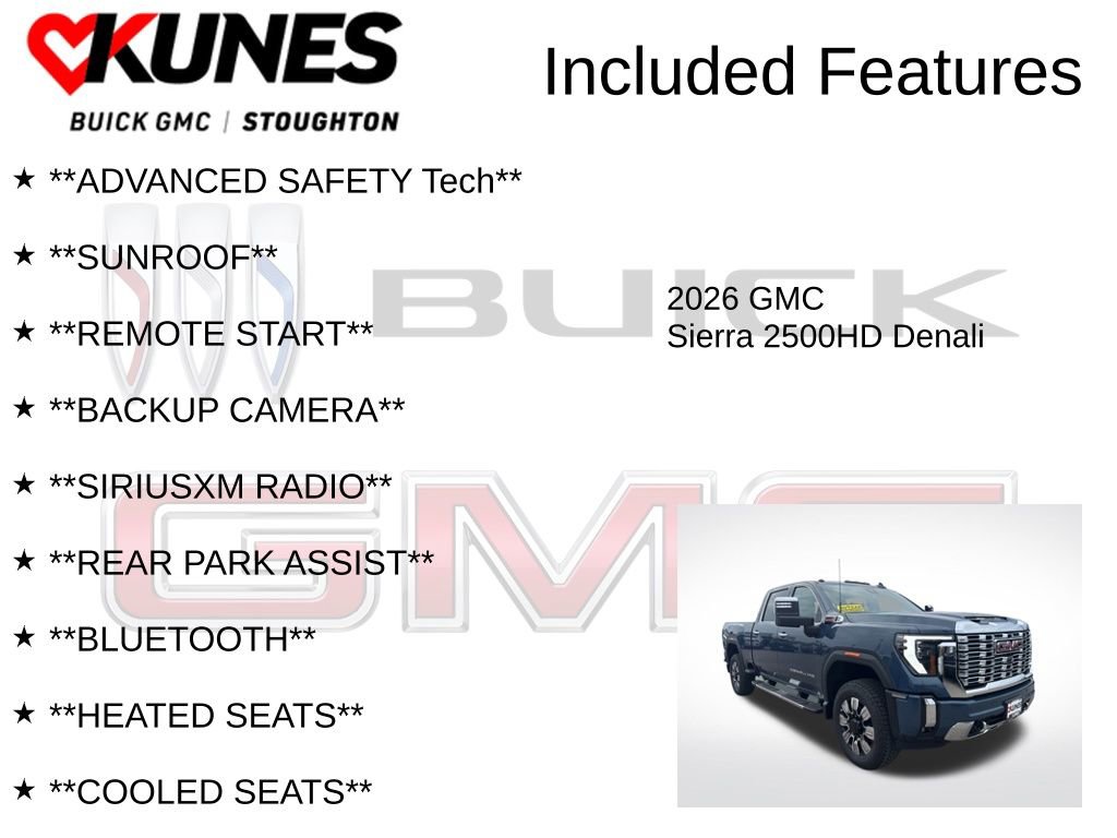 New 2026 GMC Sierra 2500 Denali w/ Technology Package image 2