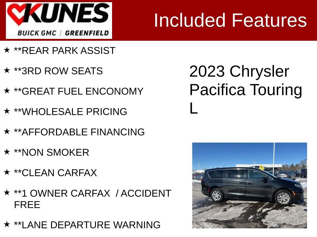 Used 2023 Chrysler Pacifica Touring-L image 3