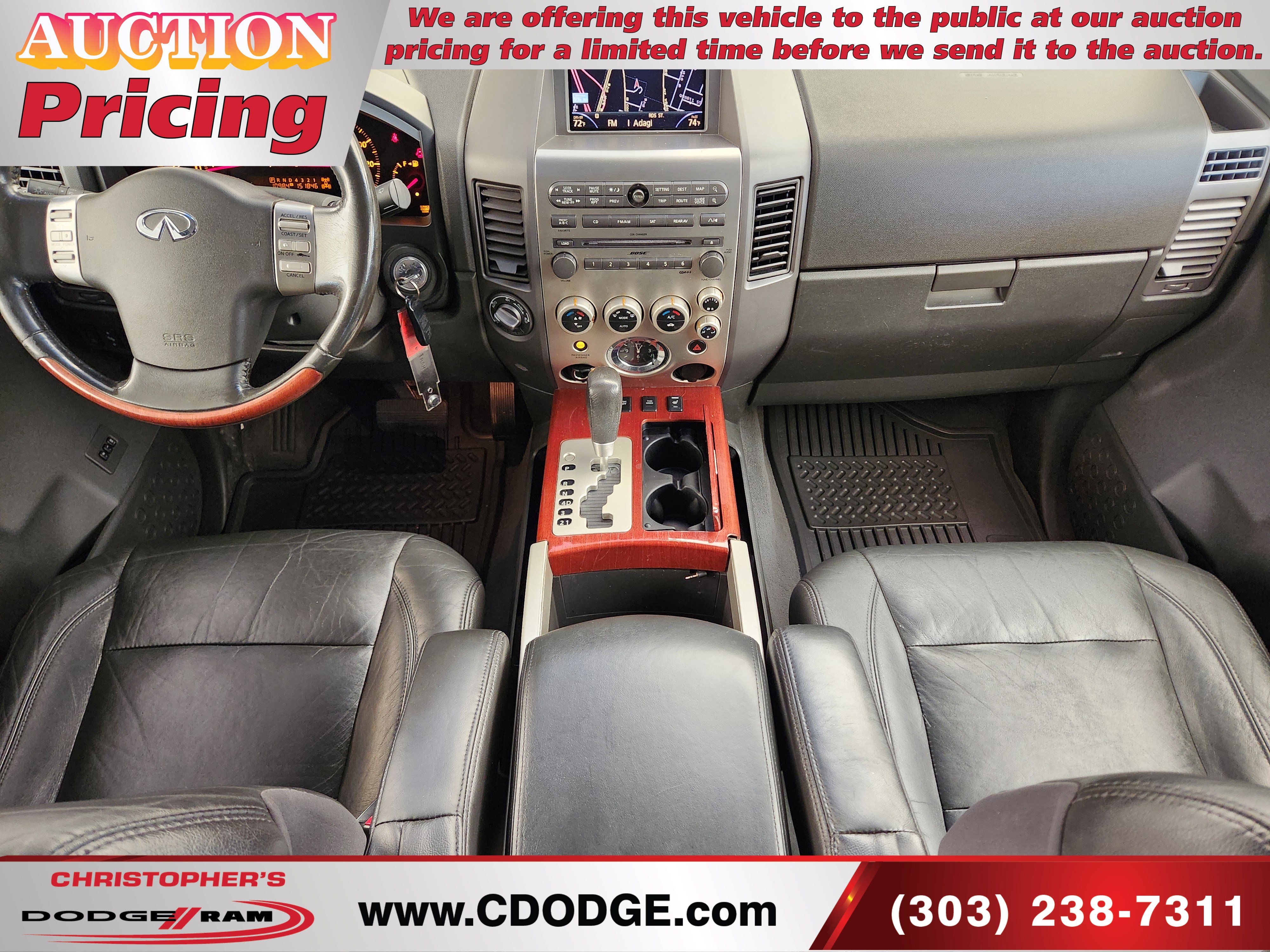 Used 2004 INFINITI QX56 4WD w/ Smart Vision Pkg image 19
