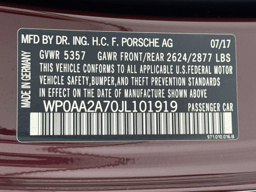 Certified 2018 Porsche Panamera 4 AWD/4WD image 33
