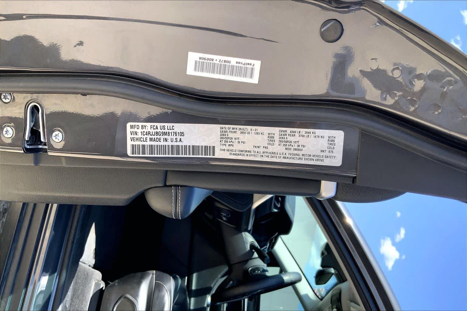 Used 2021 Jeep Grand Cherokee L Limited RWD image 37