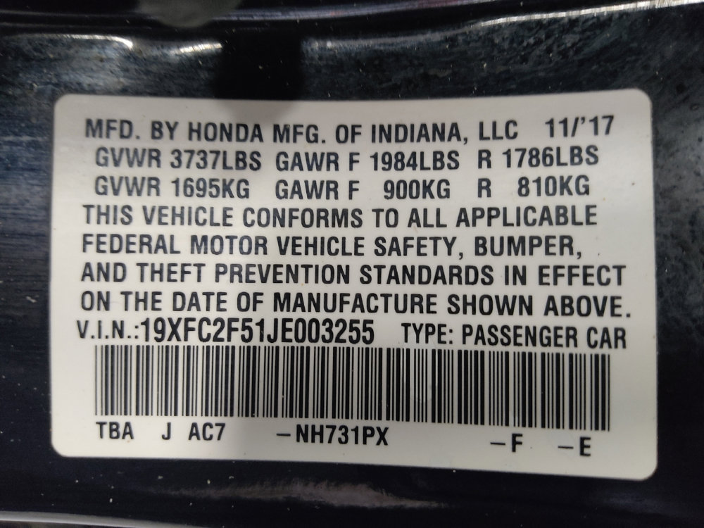 Used 2018 Honda Civic LX image 33