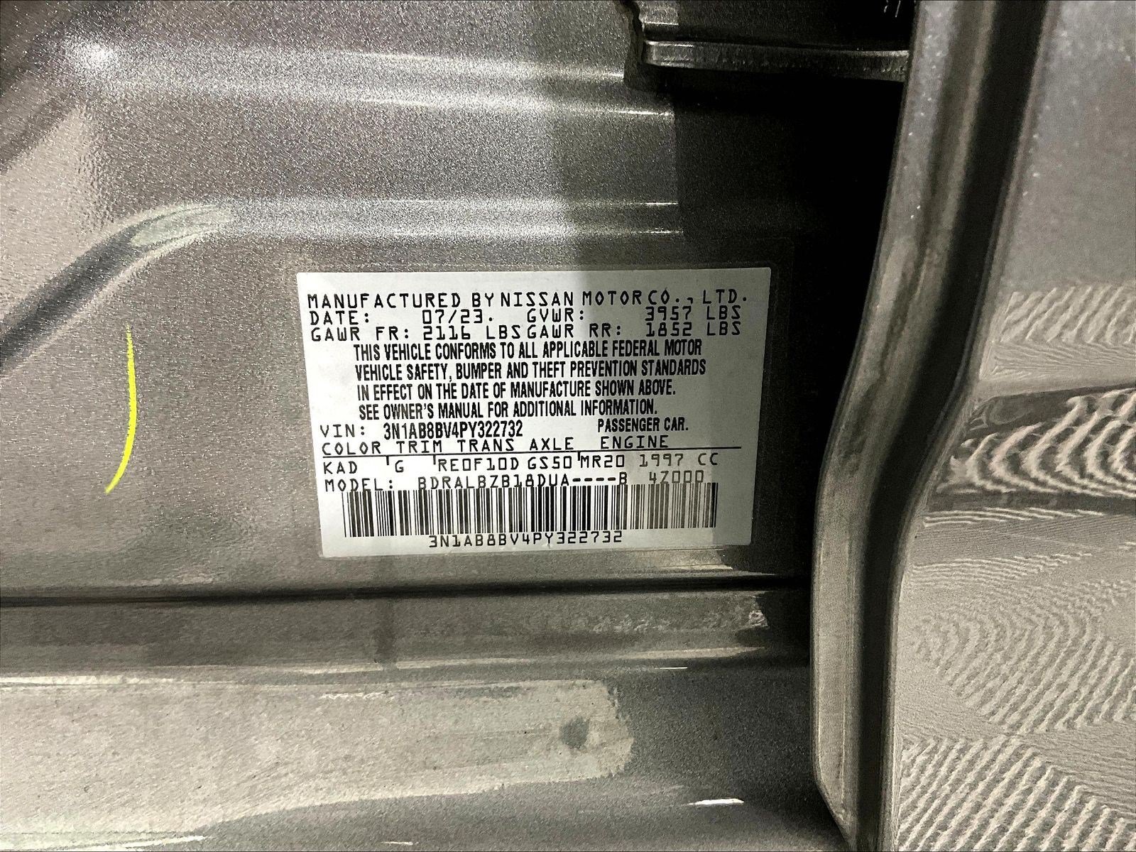 Certified 2023 Nissan Sentra S FWD image 19