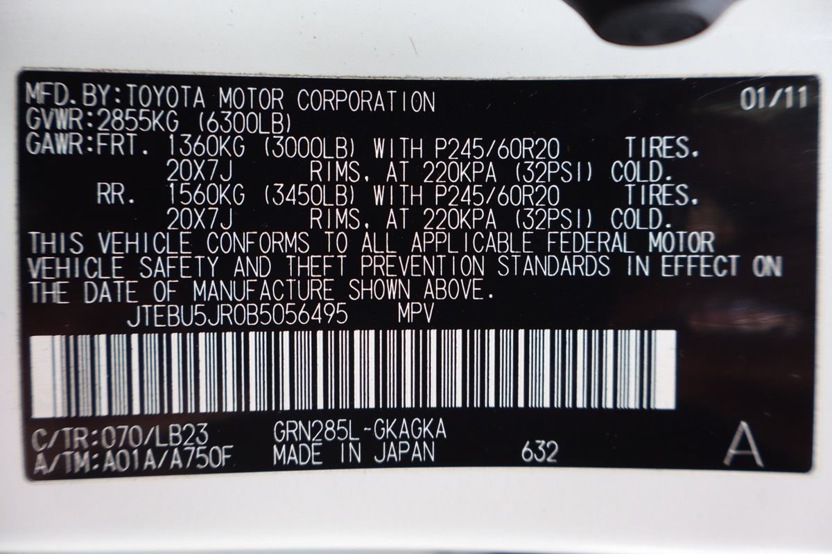 Used 2011 Toyota 4Runner Limited AWD/4WD image 49