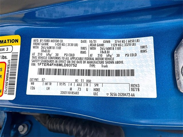 Used 2021 Ford Ranger XL w/ FX4 Off-Road Package image 34