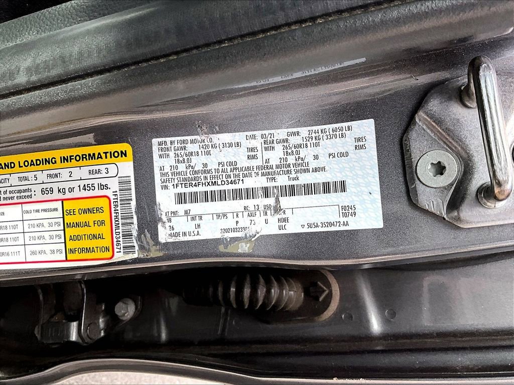 Used 2021 Ford Ranger XLT w/ Equipment Group 301A Mid image 26