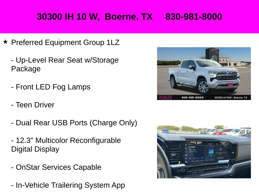 Used 2025 Chevrolet Silverado 1500 LTZ w/ LTZ Premium Package RWD image 35