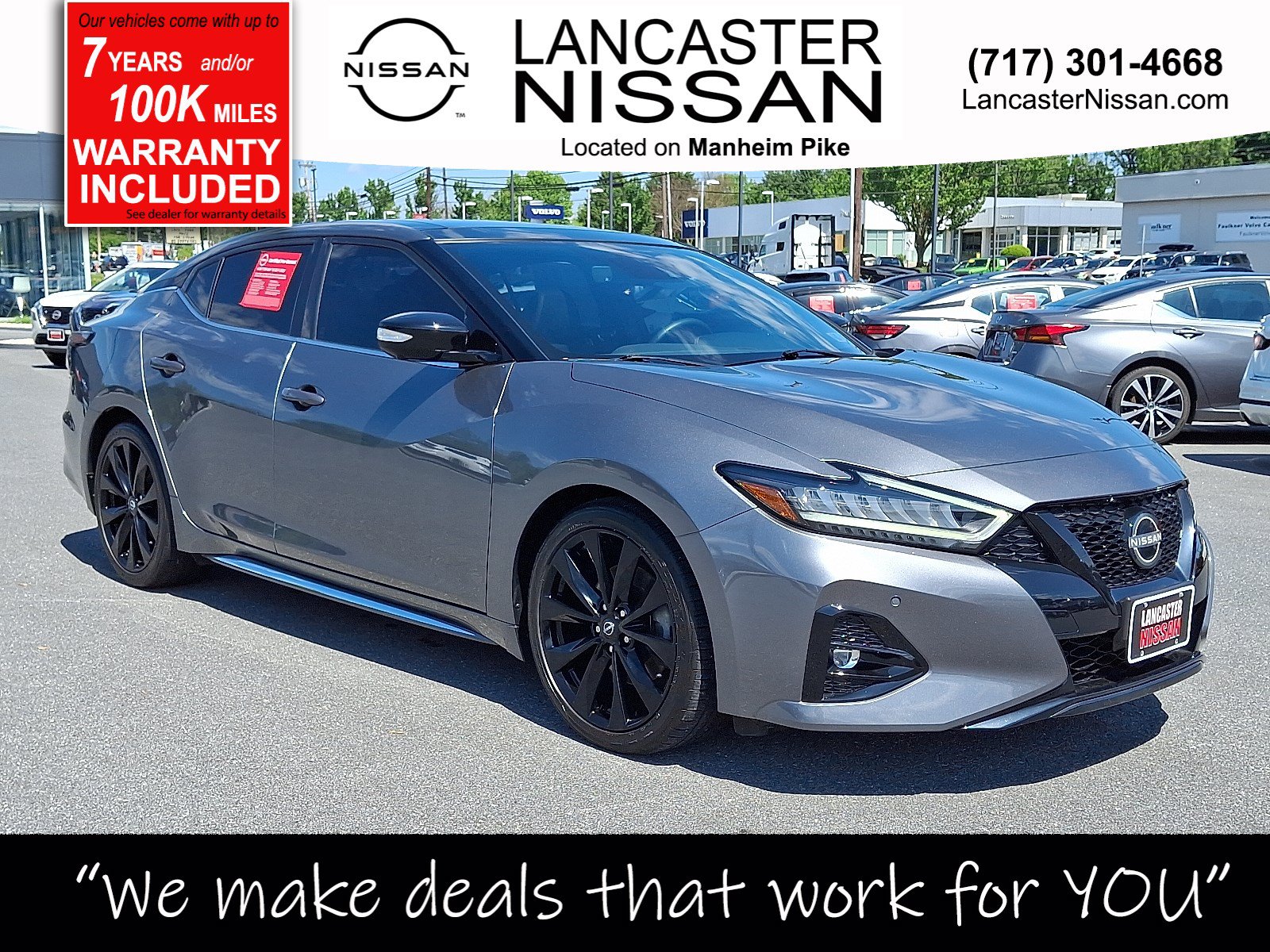 Certified 2023 Nissan Maxima SR w/ Sport Mat Group FWD image 1