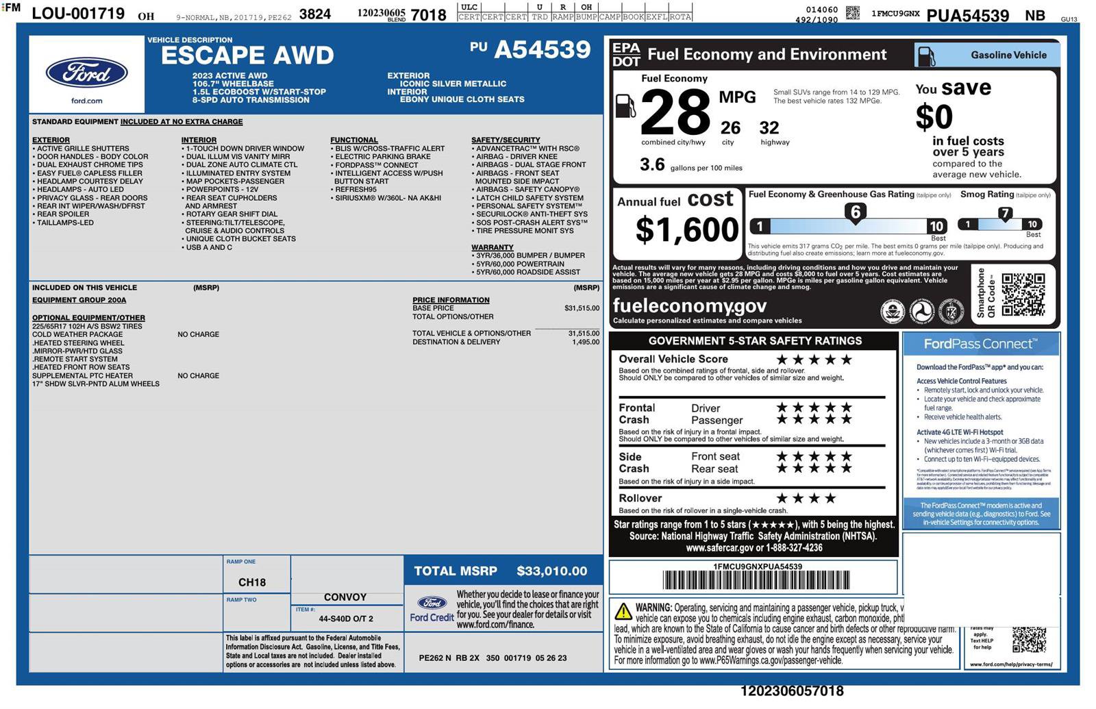 Used 2023 Ford Escape Active image 4