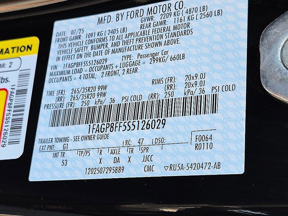 Used 2025 Ford Mustang GT Premium RWD image 36