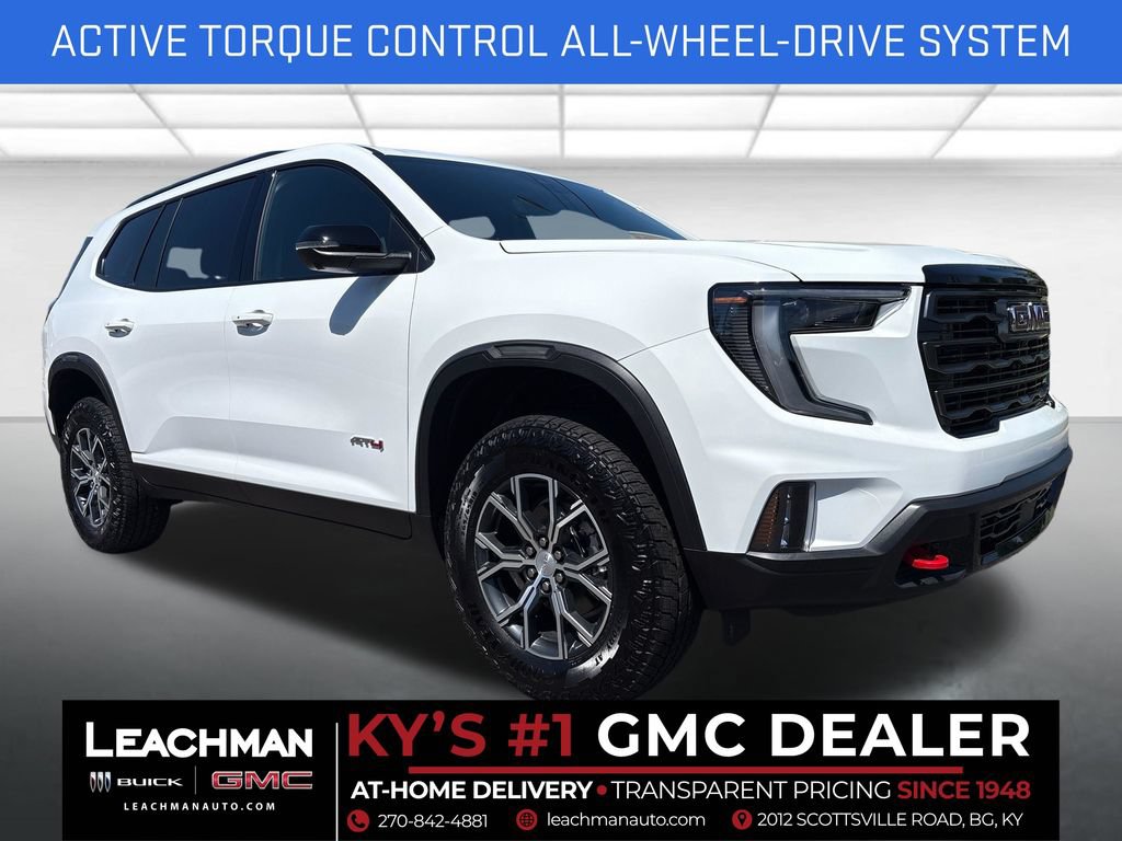 New 2026 GMC Acadia AT4 w/ Luxury Package AWD/4WD 360° Tour