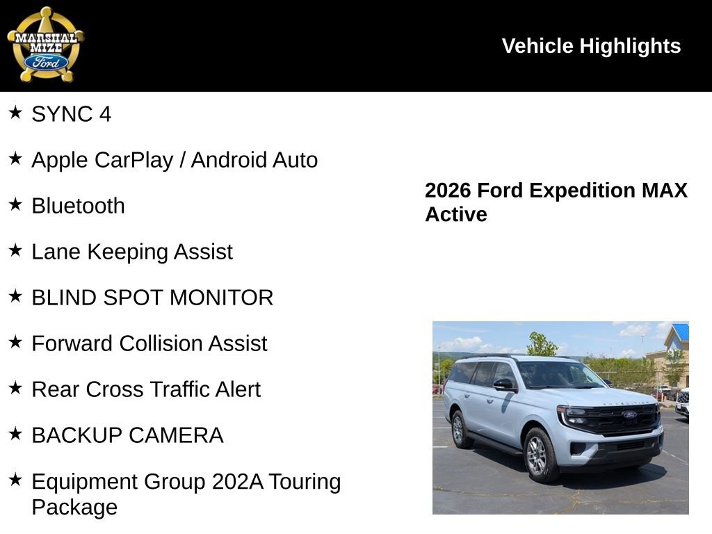 New 2026 Ford Expedition Max Active image 2