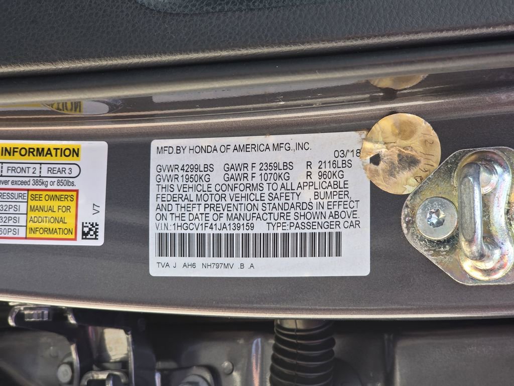 Used 2018 Honda Accord EX image 32