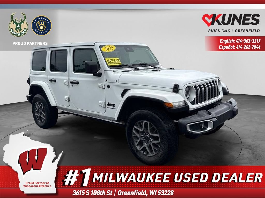 Used 2025 Jeep Wrangler Unlimited Sahara AWD/4WD image 1