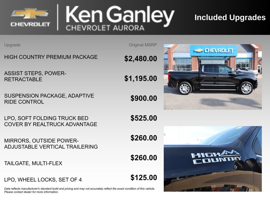 Used 2025 Chevrolet Silverado 1500 High Country w/ High Country Premium Package image 6