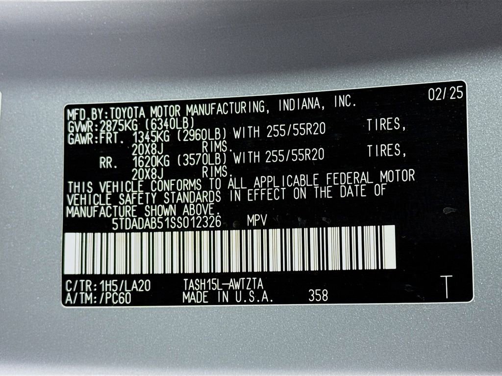 Used 2025 Toyota Grand Highlander MAX Platinum image 33