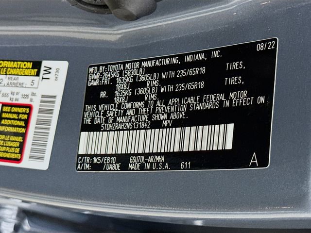 Used 2022 Toyota Highlander XLE image 34
