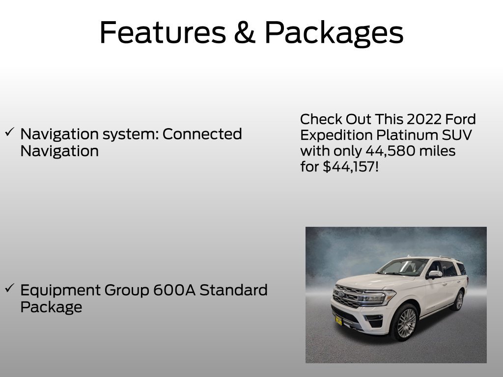 Certified 2022 Ford Expedition Platinum AWD/4WD image 4
