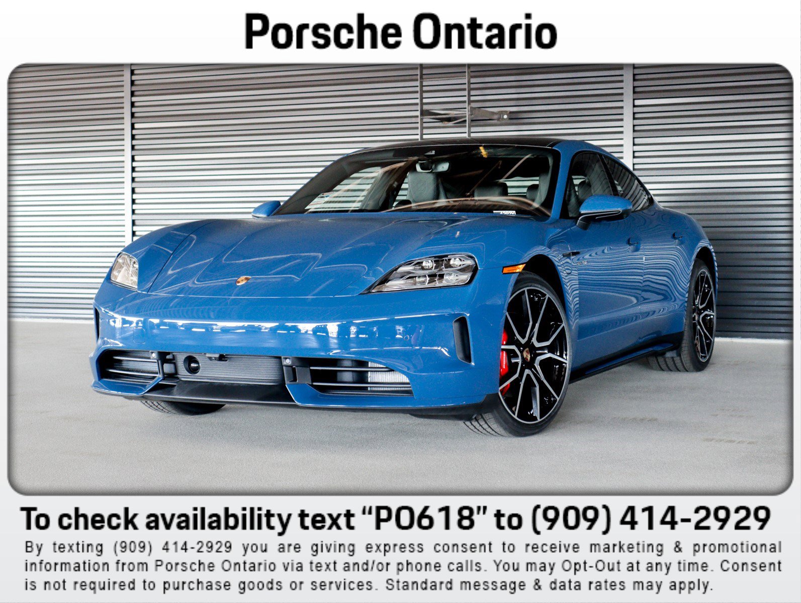 New 2026 Porsche Taycan 4S image 1