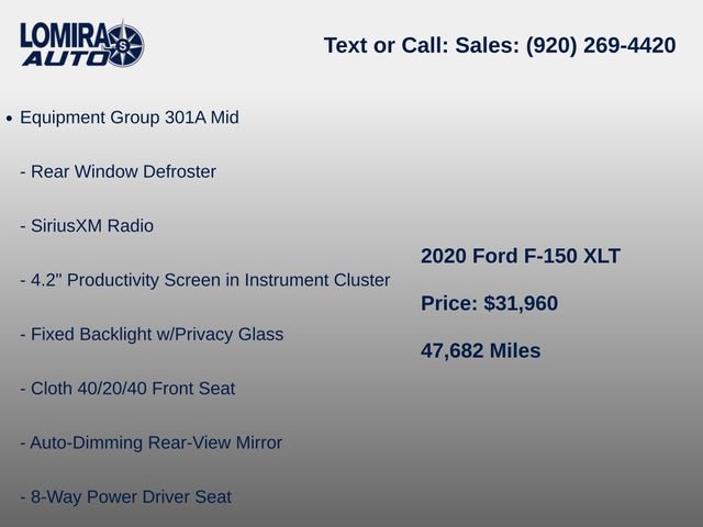 Used 2020 Ford F150 XLT w/ Equipment Group 301A Mid AWD/4WD image 6