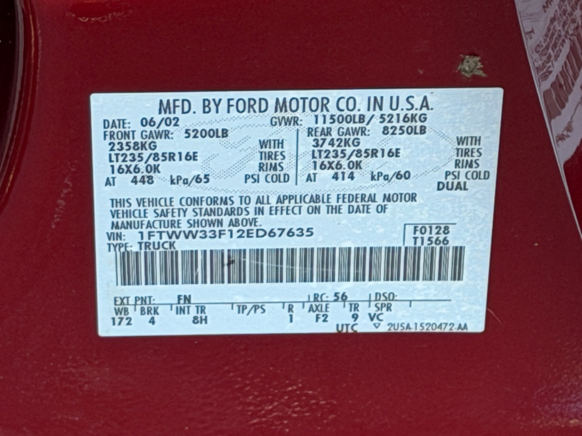 Used 2002 Ford F350 XL AWD/4WD image 14
