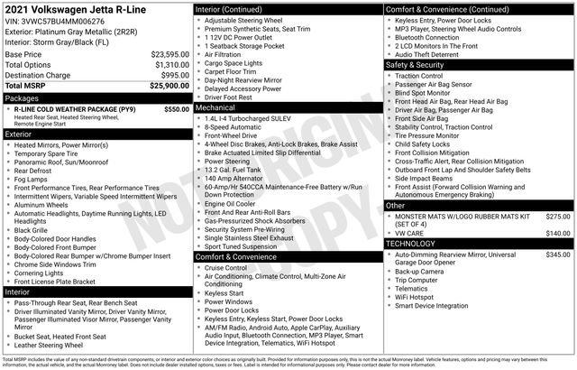 Used 2021 Volkswagen Jetta R-Line w/ R-Line Cold Weather Package image 7