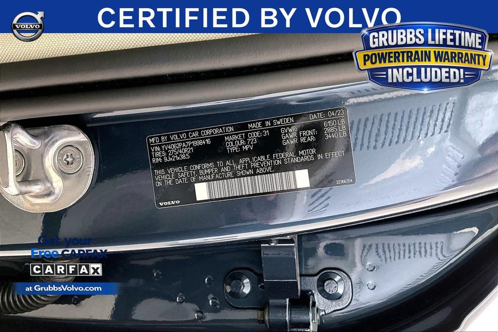 Used 2023 Volvo XC90 B6 Ultimate w/ Protection Package Premier AWD/4WD image 35