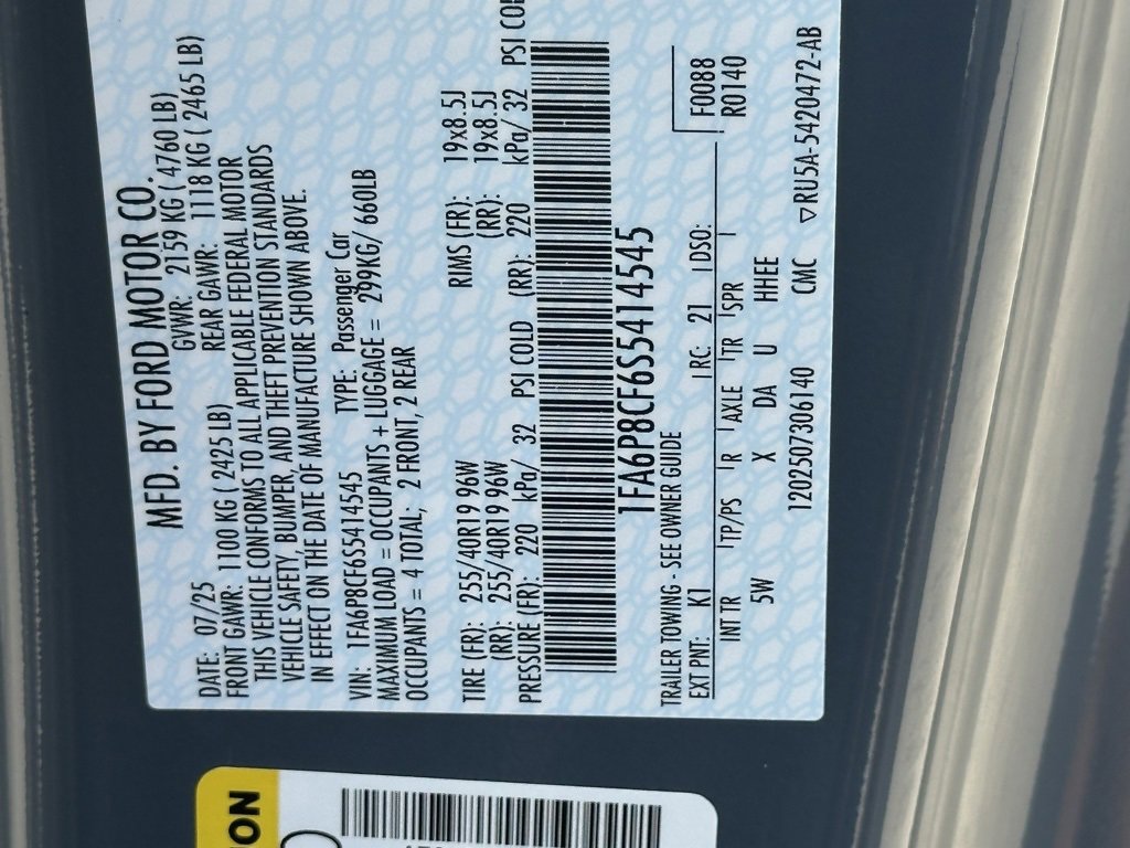 New 2025 Ford Mustang GT Premium image 36