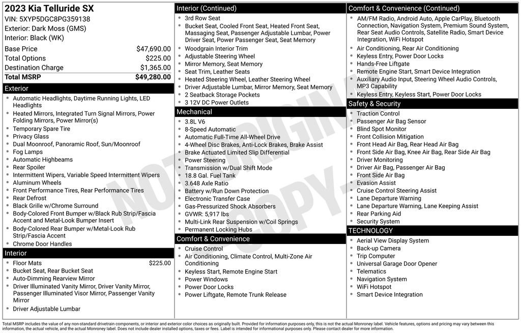 Used 2023 Kia Telluride SX image 39