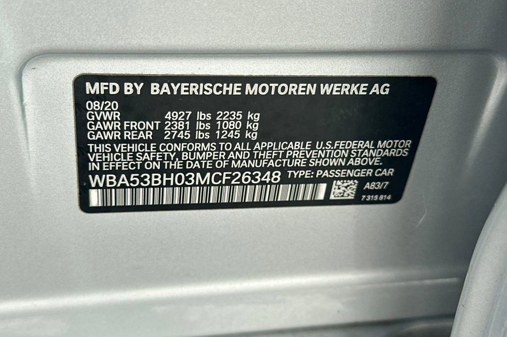 Used 2021 BMW 530i w/ Premium Package image 35