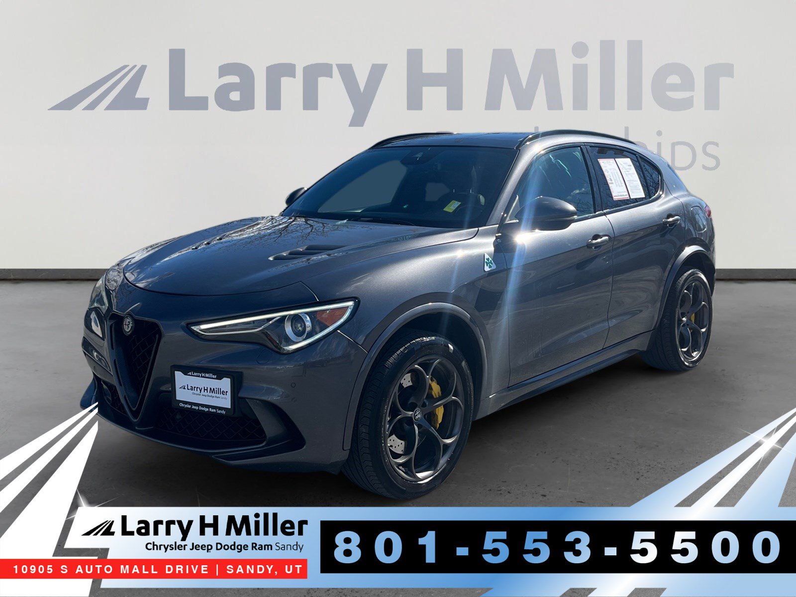Used 2019 Alfa Romeo Stelvio Quadrifoglio w/ Driver Assist Dynamic Package image 1