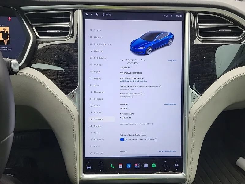 Used 2016 Tesla Model S 60D AWD/4WD image 2