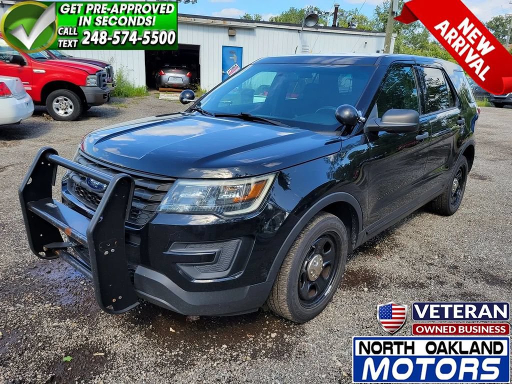Used 2016 Ford Explorer 4WD Police Interceptor w/ 2-tone Vinyl Package #1