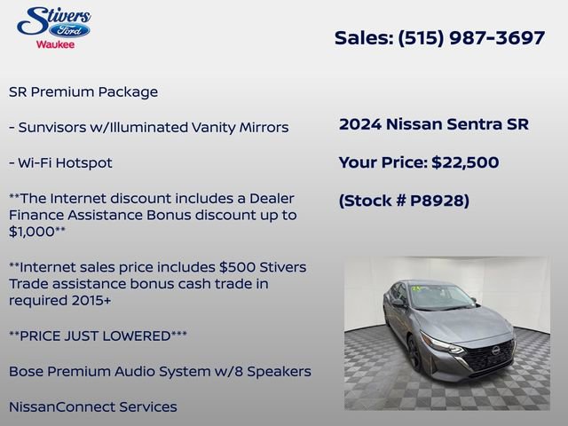 Used 2024 Nissan Sentra SR w/ SR Premium Package image 15