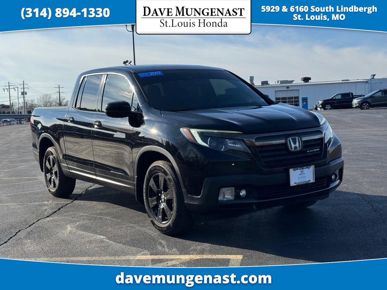 Certified 2017 Honda Ridgeline Black Edition