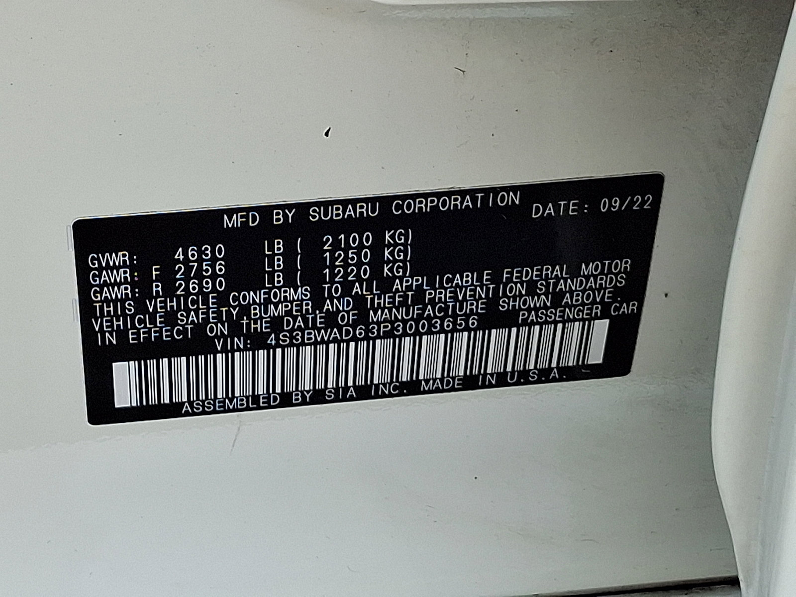 Certified 2023 Subaru Legacy Premium image 27