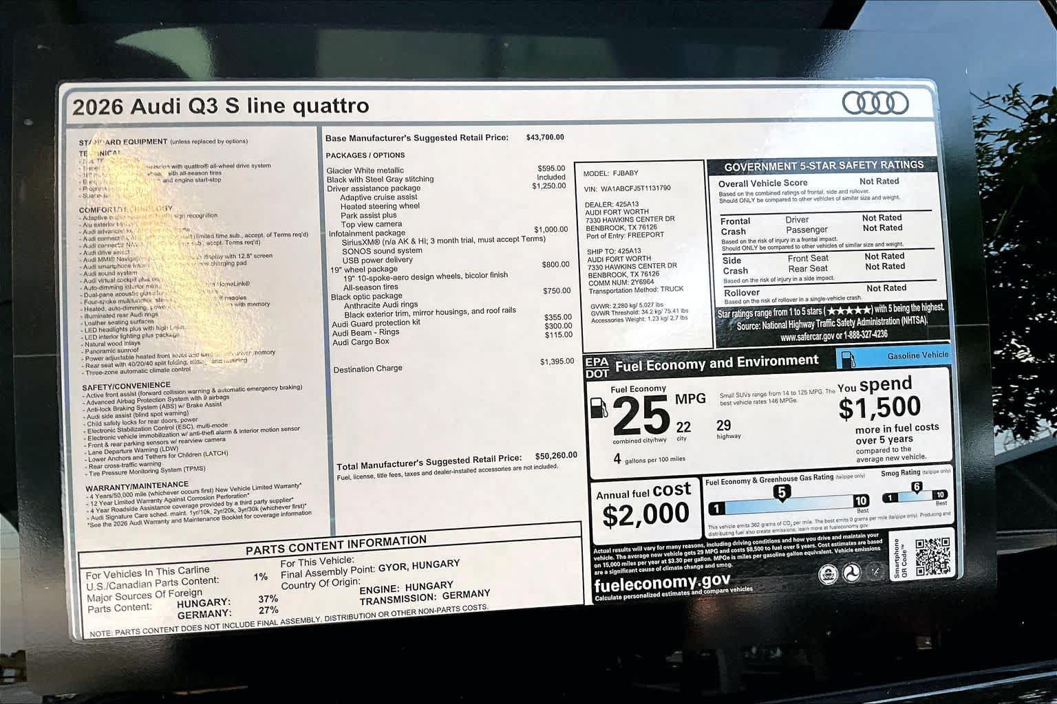 New 2026 Audi Q3 quattro 2.0T AWD/4WD image 19