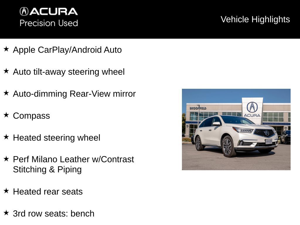 Used 2018 Acura MDX w/ Advance Package AWD/4WD image 21