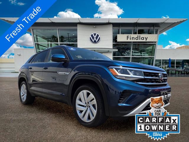 Certified 2023 Volkswagen Atlas Cross Sport SE w/ Panoramic Sunroof Package FWD image 1