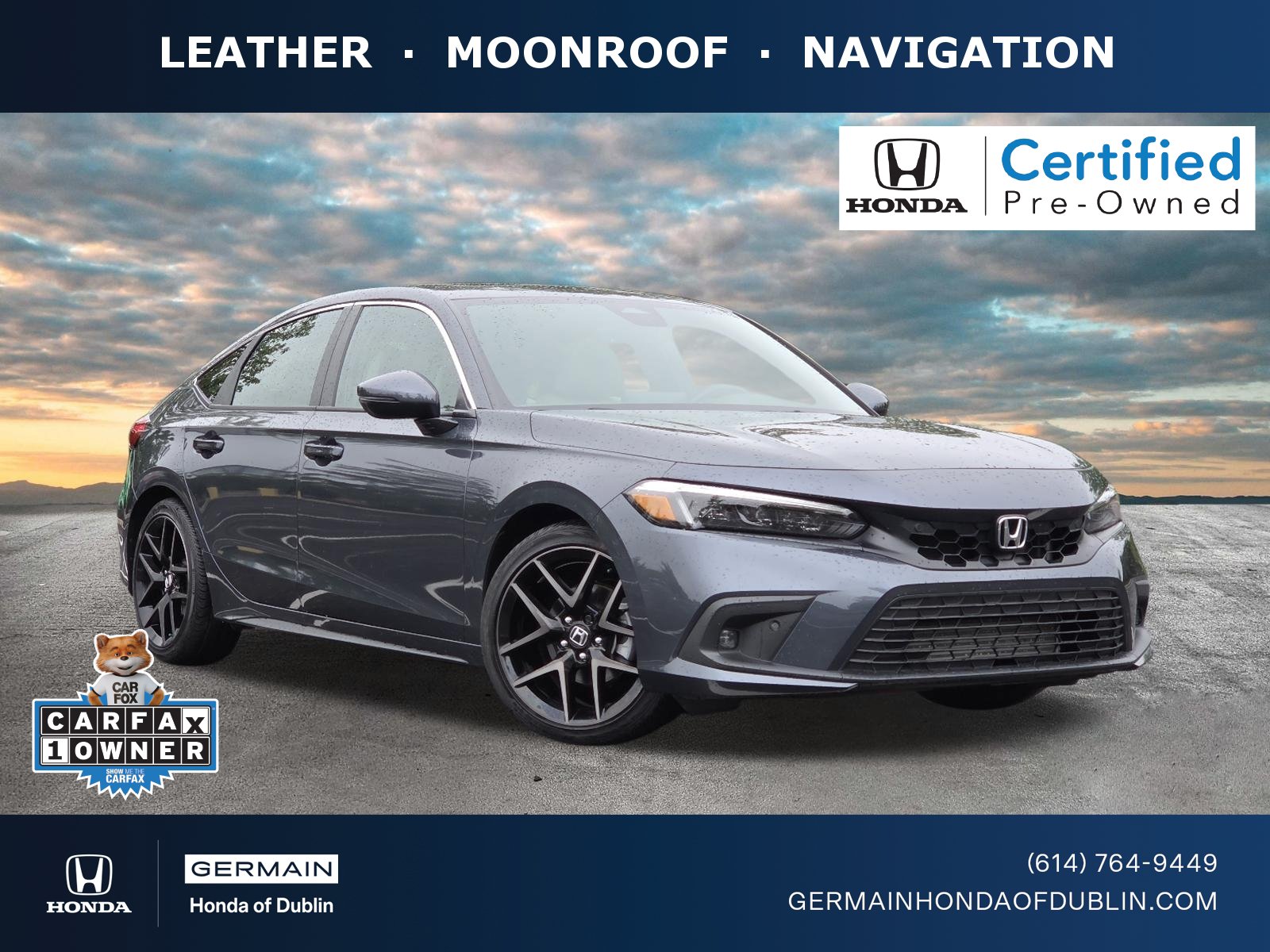 Certified 2024 Honda Civic Sport Touring
