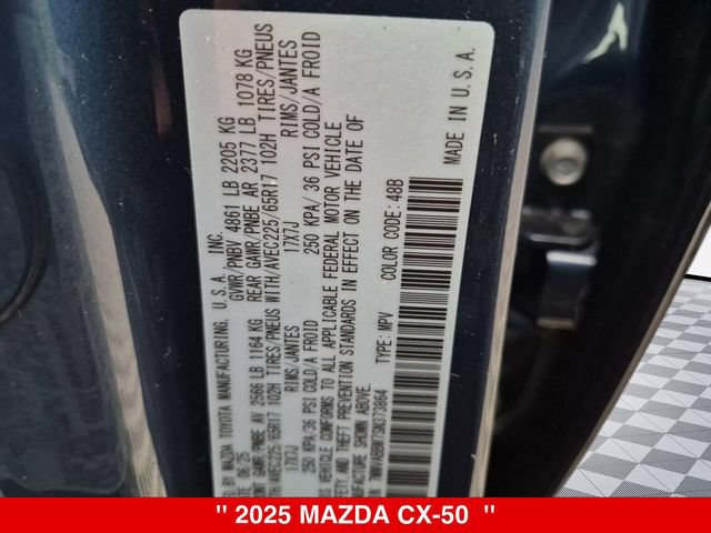 Used 2025 MAZDA CX-50 AWD 2.5 S w/ Weather Package image 39