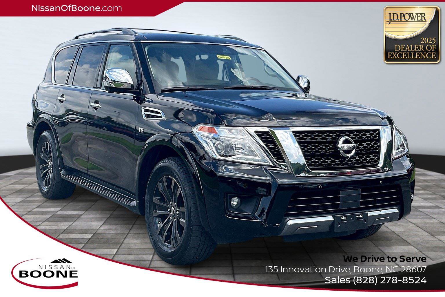 Used 2019 Nissan Armada Platinum w/ Captain's Chairs Package