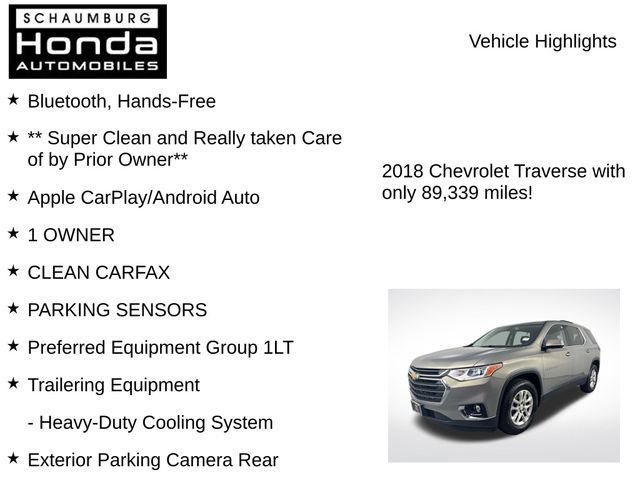 Used 2018 Chevrolet Traverse LT AWD/4WD image 7