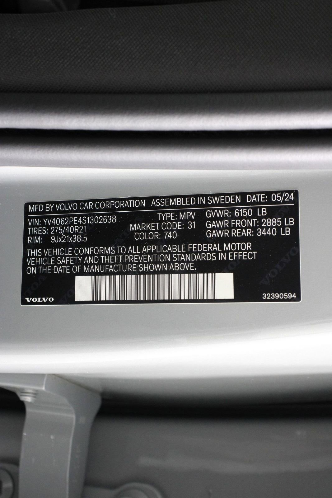 Used 2025 Volvo XC90 B6 Plus AWD/4WD image 16