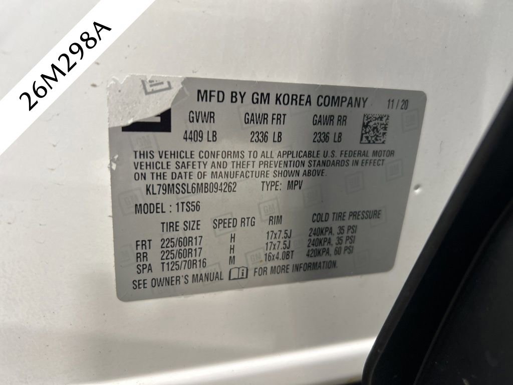 Used 2021 Chevrolet TrailBlazer ACTIV w/ Convenience Package image 31